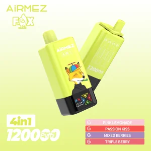 Alternative view of Airmez FOX 120K Puffs 4 IN 1