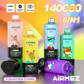 Airmez FOX 140K Puffs 6 IN 1
