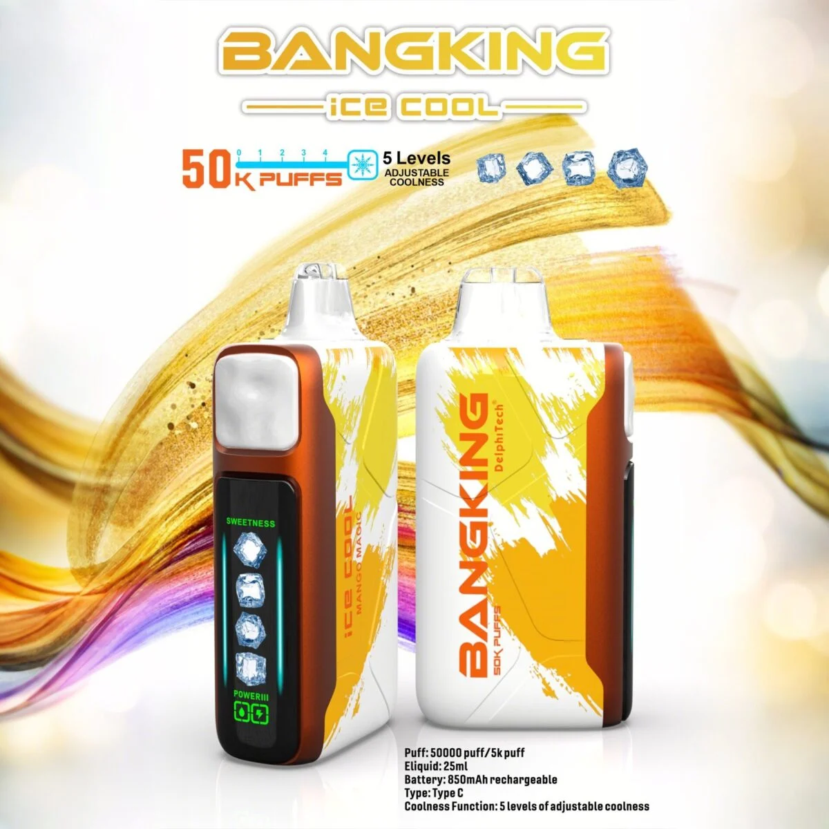 Bang King 50000Puffs Ice Cool - obrazek 5