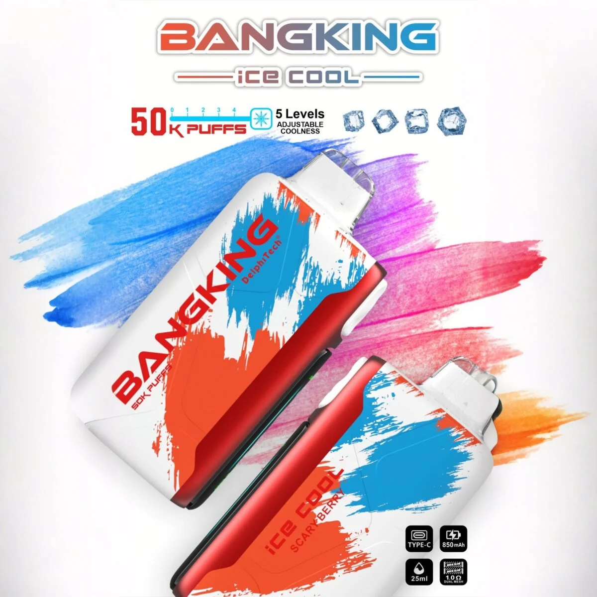 Bang King 50000Puffs Ice Cool - obrazek 7