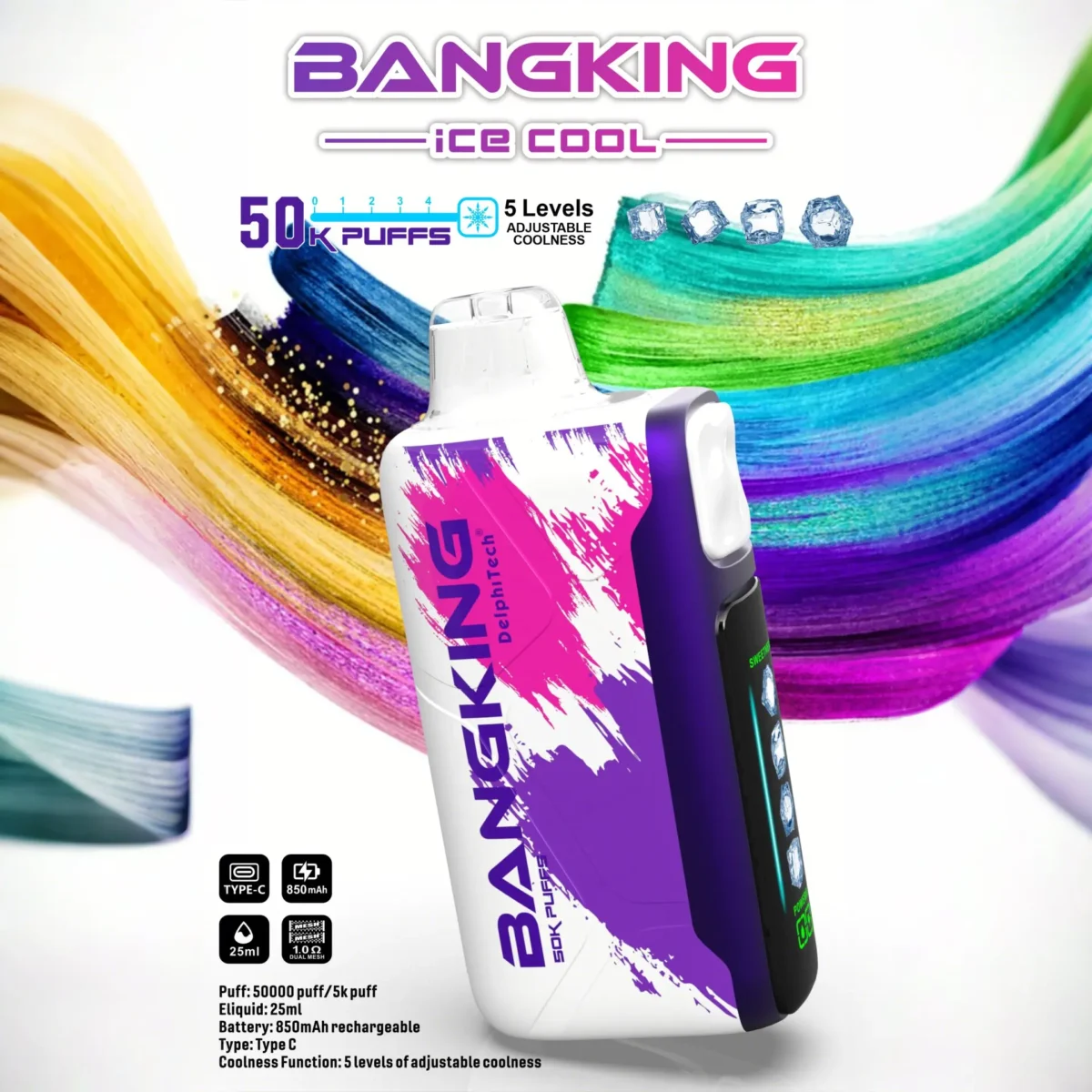 Bang King 50000Puffs Ice Cool - obrazek 9