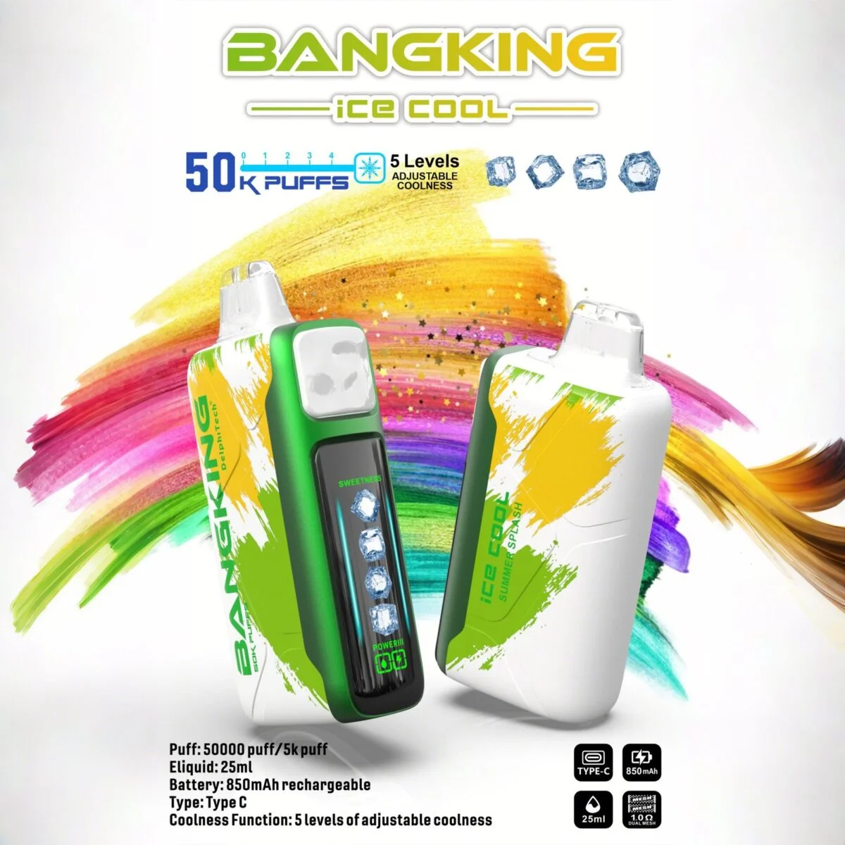 Bang King 50000Puffs Ice Cool - obrazek 11