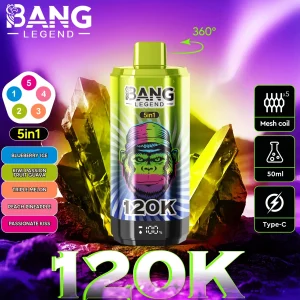 Alternative view of Bang Legend 120K Puffs of 5 IN 1