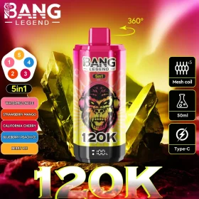 Bang Legend 120K Puffs of 5 IN 1