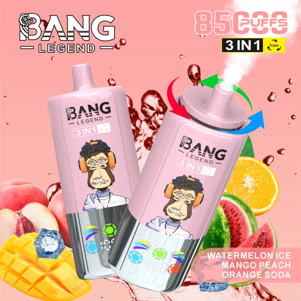 Bang Leader 85K Puffs of 3 in 1