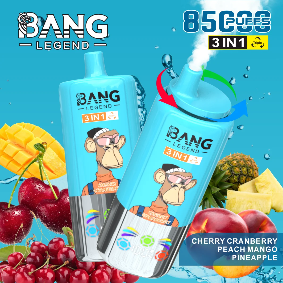 Bang Leader 85K Puffs of 3 in 1 - obrazek 13