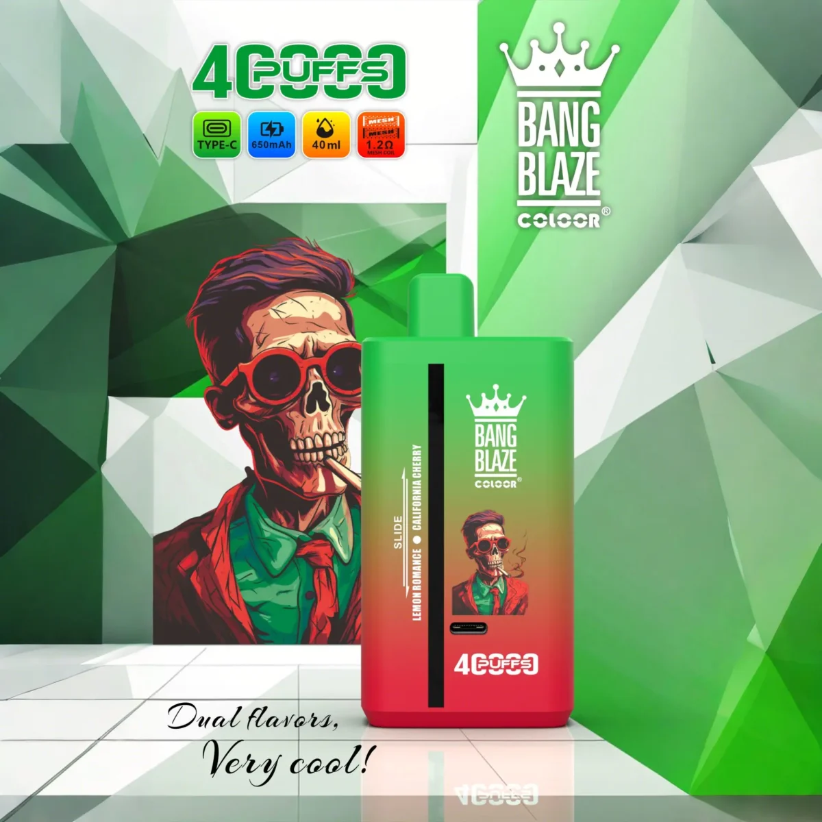 BANG BLAZE Dwusmaki 40 000 Pociągnięć 2 w 1 - obrazek 7