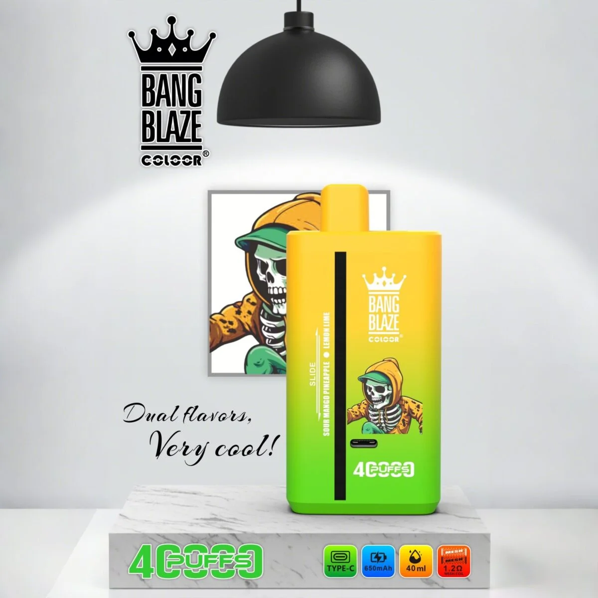 BANG BLAZE Dwusmaki 40 000 Pociągnięć 2 w 1 - obrazek 16