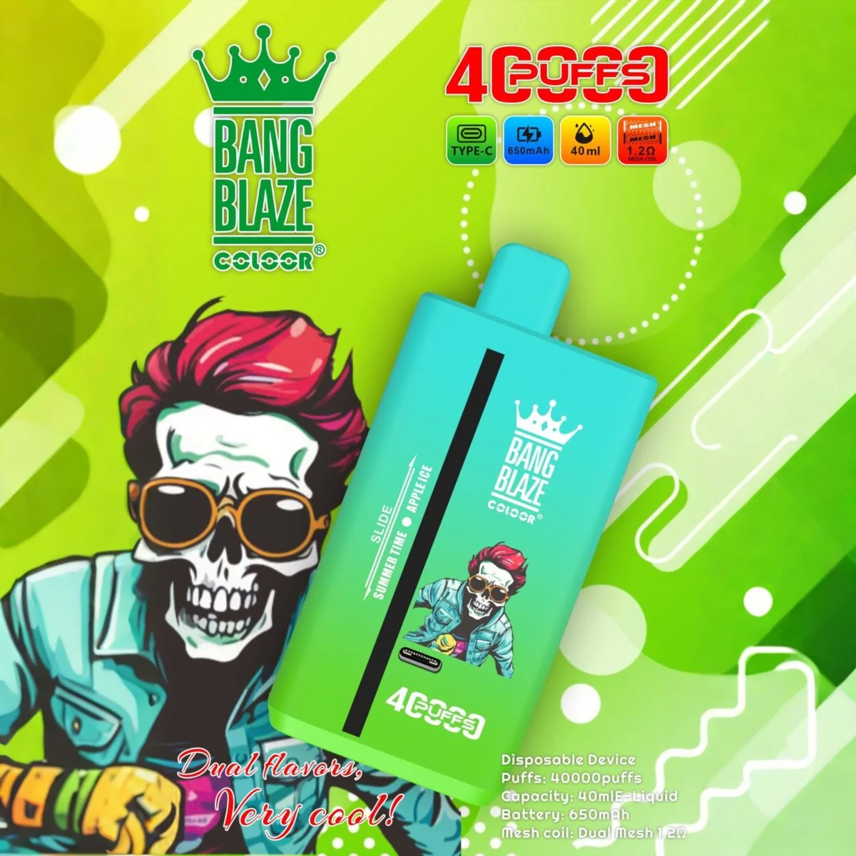 BANG BLAZE Dwusmaki 40 000 Pociągnięć 2 w 1 - obrazek 19